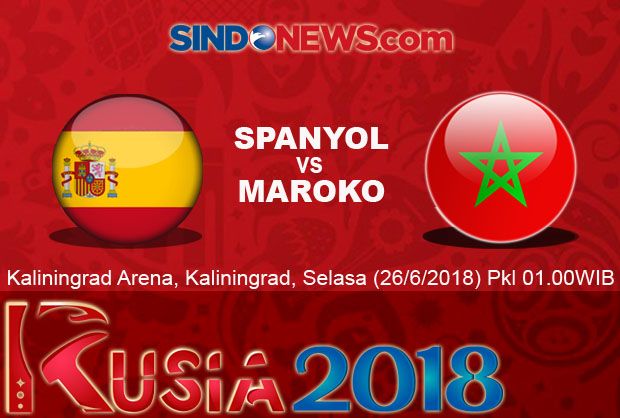 Preview Spanyol vs Maroko:...