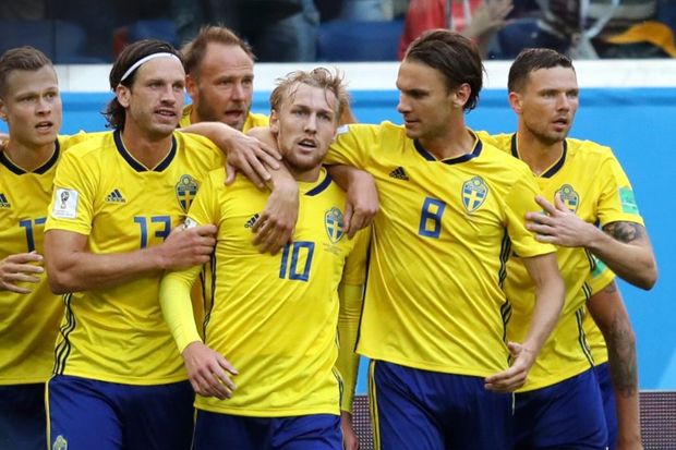 Pemain Swedia Tak Gentar...