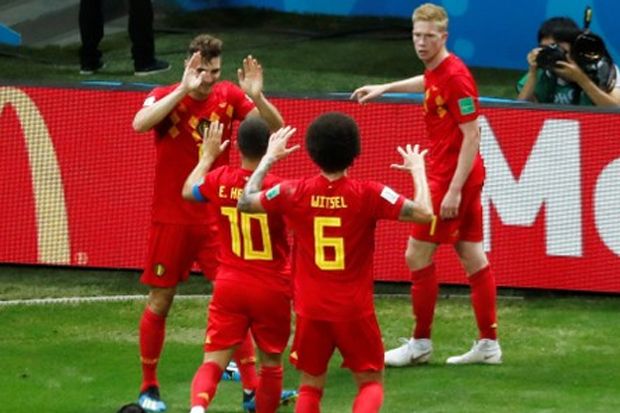 Babak 1 : Dua Gol Belgia...