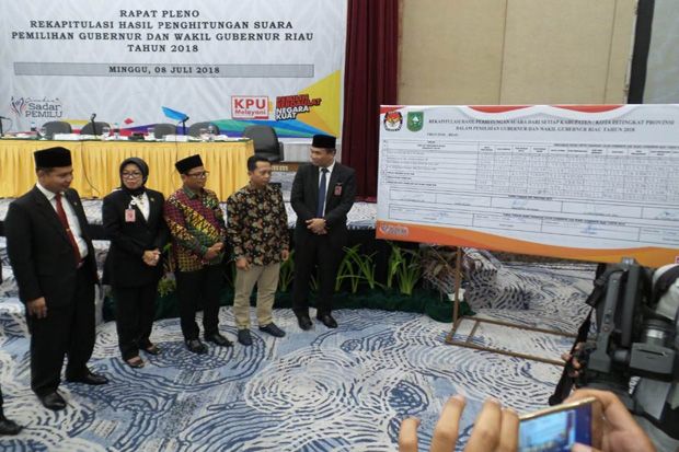 Pleno KPU, Syamsuar-Edy...