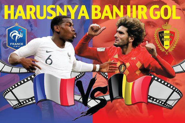 Prancis versus Belgia...