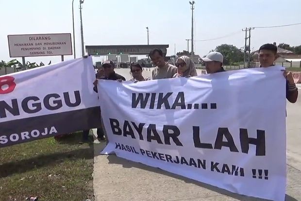 PT Wika Belum Bayar...