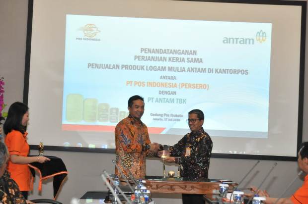 Pos Indonesia dan Antam...