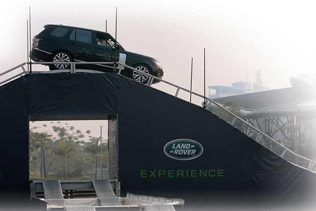 Range Rover, Menguji...