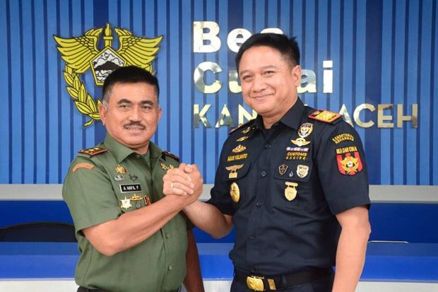 Bea Cukai Aceh dan Kodam...