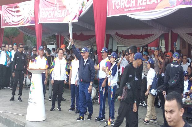 Torch Relay Asian Games...