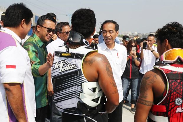 Jokowi Resmikan Venue...
