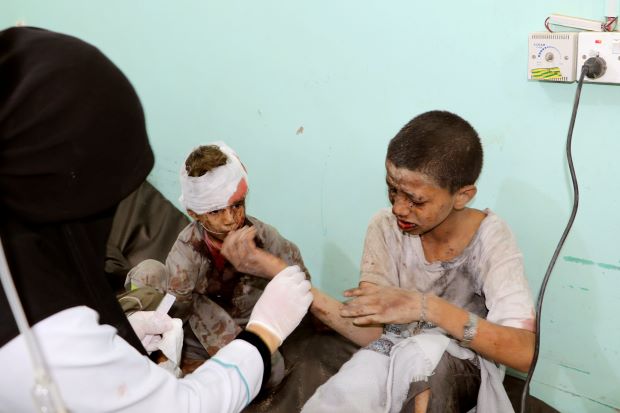 Serangan Udara Saudi...