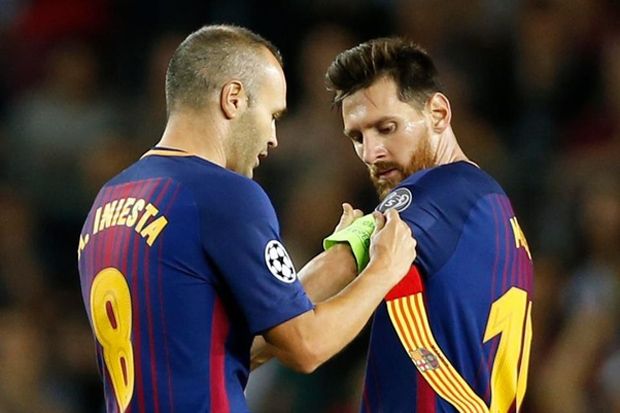 Messi Gantikan Iniesta;...