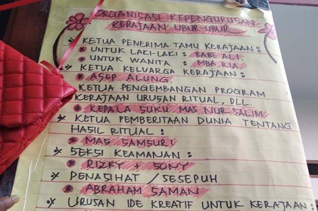 Ini Struktur Kerajaan...