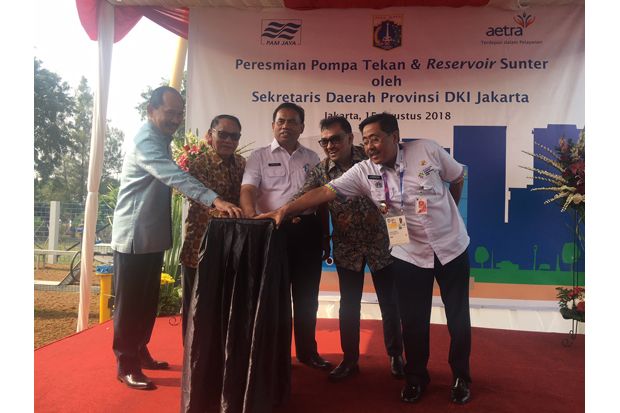 DKI Resmikan Pompa Tekan...