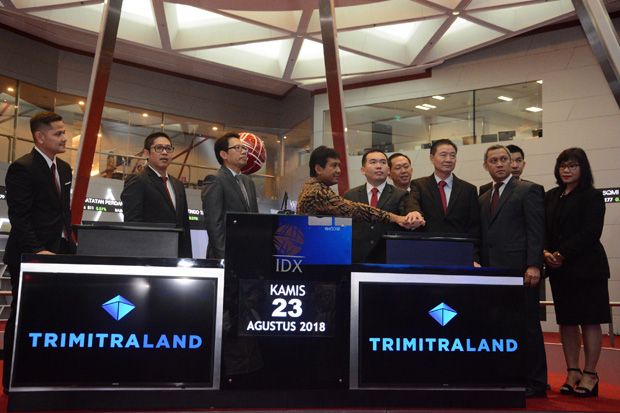 IPO, Saham Trimitra...