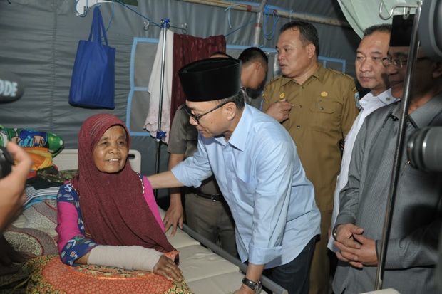 Trauma, Korban Gempa...