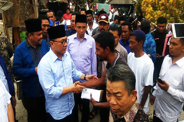 Korban Gempa Lombok...