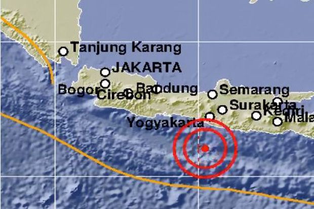 Gempa 5,8 SR di Yogya...