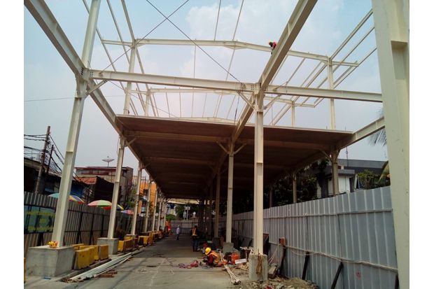 Pembangunan Sky Bridge...