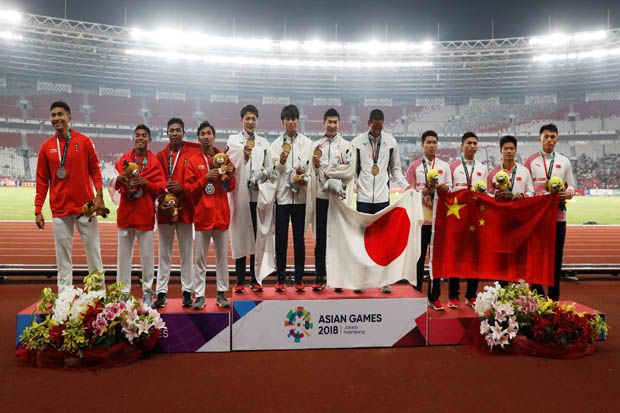 Perolehan Medali Asian...