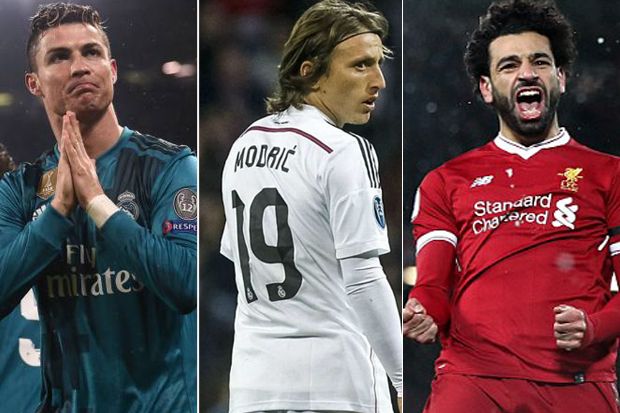 Ronaldo, Modric, Salah;...