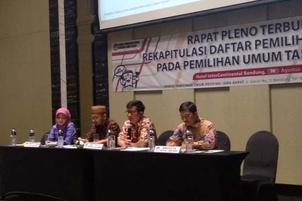 KPU Jabar Tetapkan DPT...