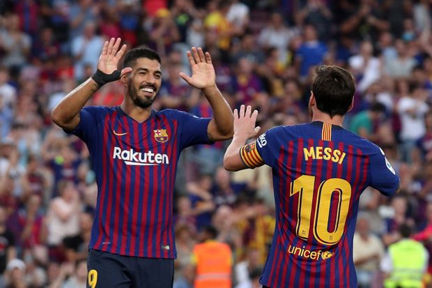 Messi Kangen Trofi Liga...