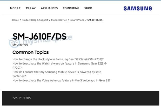Website Samsung India...