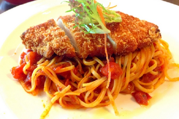 Spaghetti Chicken Katsu...