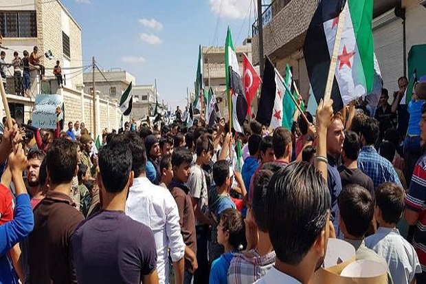 Demo Warga Idlib: Assad...