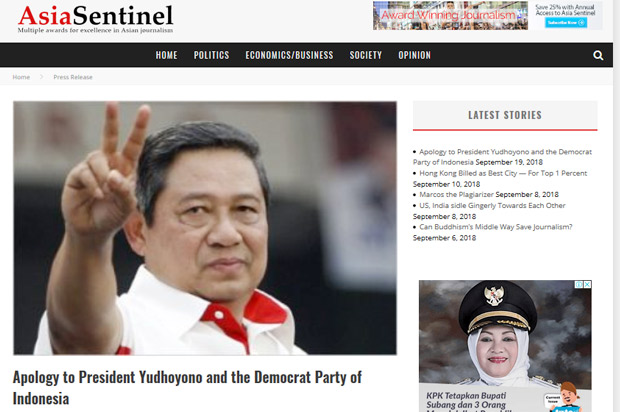 Asia Sentinel Minta...