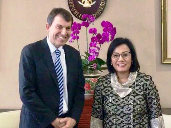 Temui Sri Mulyani, Menteri...