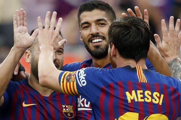 Susunan Pemain Barcelona...