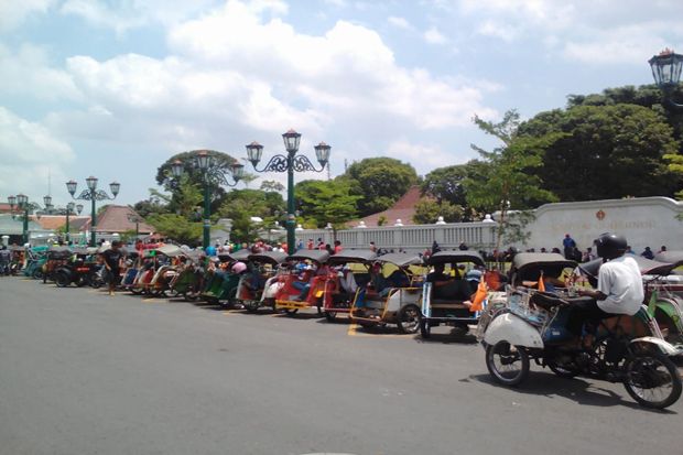 Ratusan Bentor Menginap...