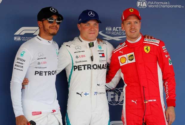 Valtteri Bottas Start...