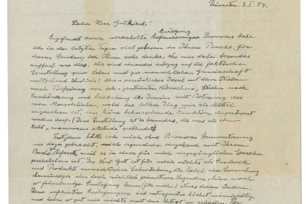 Surat Tuhan Einstein...