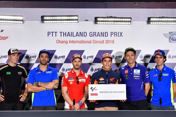 Marquez dan Rossi Beri...
