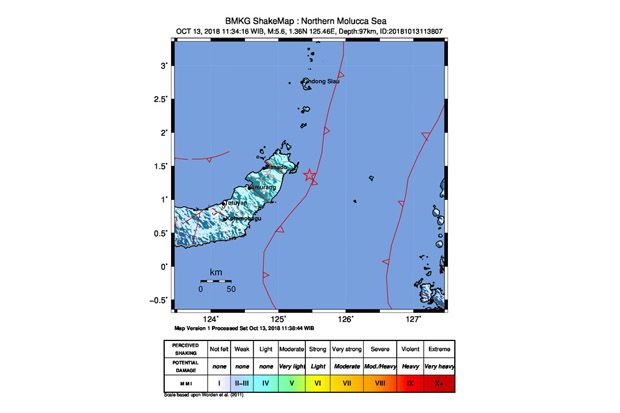 Gempa Berkekuatan 5.6...
