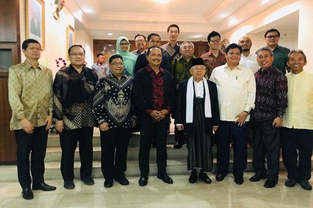 Kiai Maruf Bertemu Sejumlah...