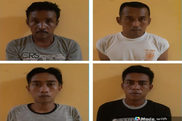 Polisi Bekuk 4 Pencuri...
