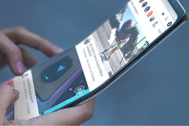 Ponsel Samsung Layar...