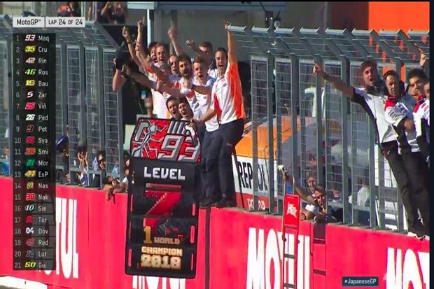 Selebrasi Unik Marquez...