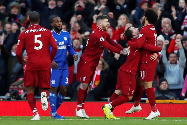 Gebuk Cardiff, Liverpool...