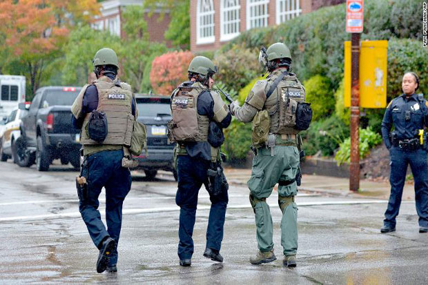 Aksi Penembakan di Pittsburgh,...