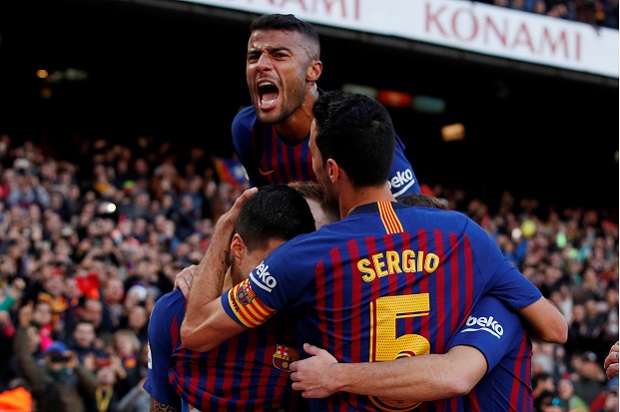 Suarez Hat-trick, Barcelona...