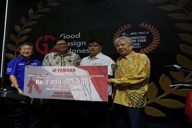 Peduli Sulteng, Yamaha...