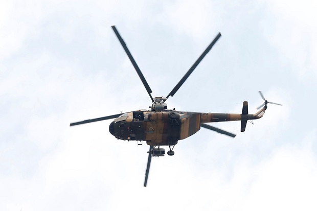 Helikopter Militer Afghanistan...