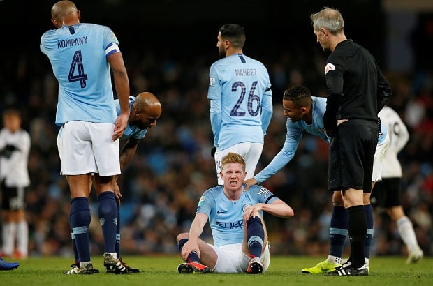 Kevin De Bruyne Cedera,...