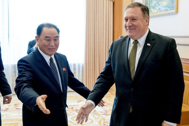 Pertemuan Pompeo dan...
