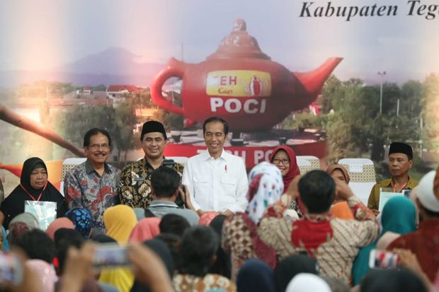 Jokowi: Tak Senang Terima...