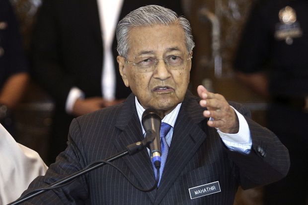 Mahathir: Goldman Sachs...