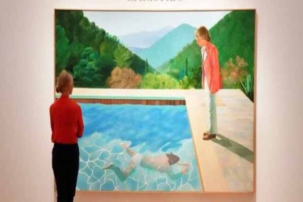 Lukisan David Hockney...