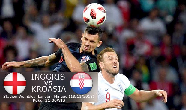Preview Inggris vs Kroasia:...